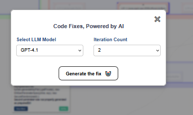 AIFix in error tree node