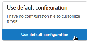 Load default configuration